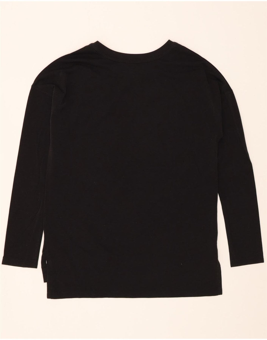 NIKE Mens Top Long Sleeve Small Black Modal Vintage Nike and Second-Hand Nike from Messina Hembry 