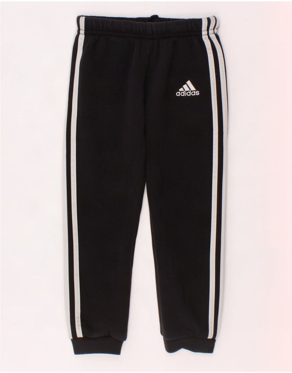 Παντελόνι αθλητικής φόρμας Adidas Baby Boys Joggers 18-24 μηνών Μαύρο βαμβακερό