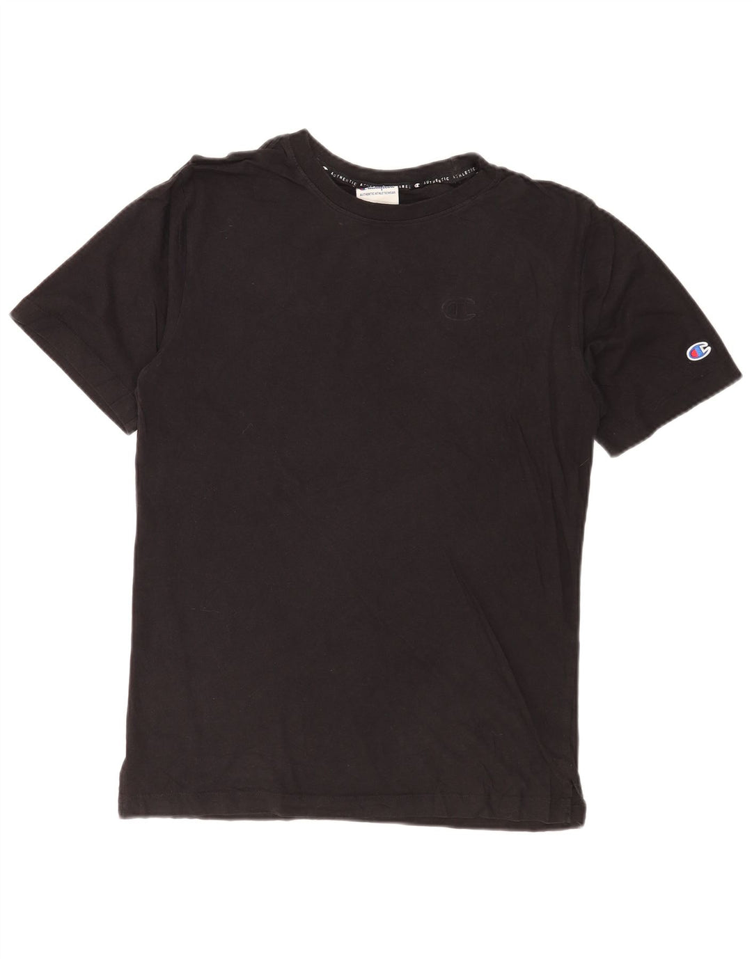 Ανδρικό T-Shirt Champion Top Μικρό μαύρο βαμβακερό