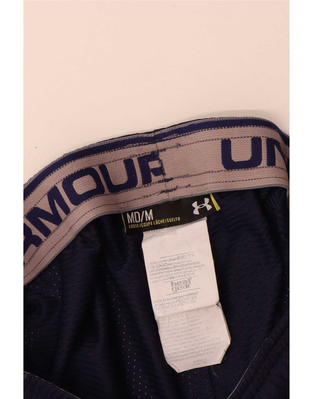 Ανδρικά σορτς Under Armor Heat Gear Sport σορτς μεσαίου μπλε ναυτικού πολυεστέρα