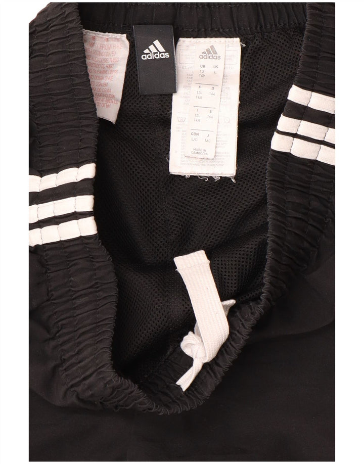 Αθλητικό σορτς ADIDAS για αγόρια 13-14 ετών Μαύρο Πολυεστέρα