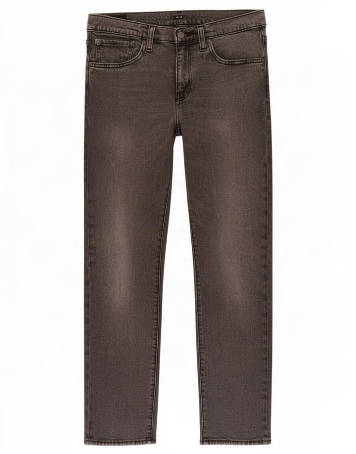 Levi's Mens 502 Tapered Jeans W31 L32 Γκρι βαμβακερό