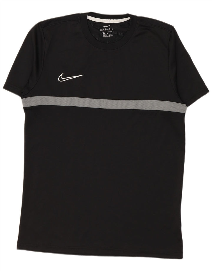 Ανδρικό T-Shirt Nike Dri Fit Τοπ μεσαίου μαύρου χρώματος πολυεστέρας