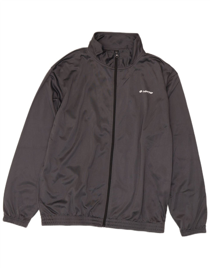 Ανδρική φόρμα Lotto Top Jacket 2XL Grey Polyester