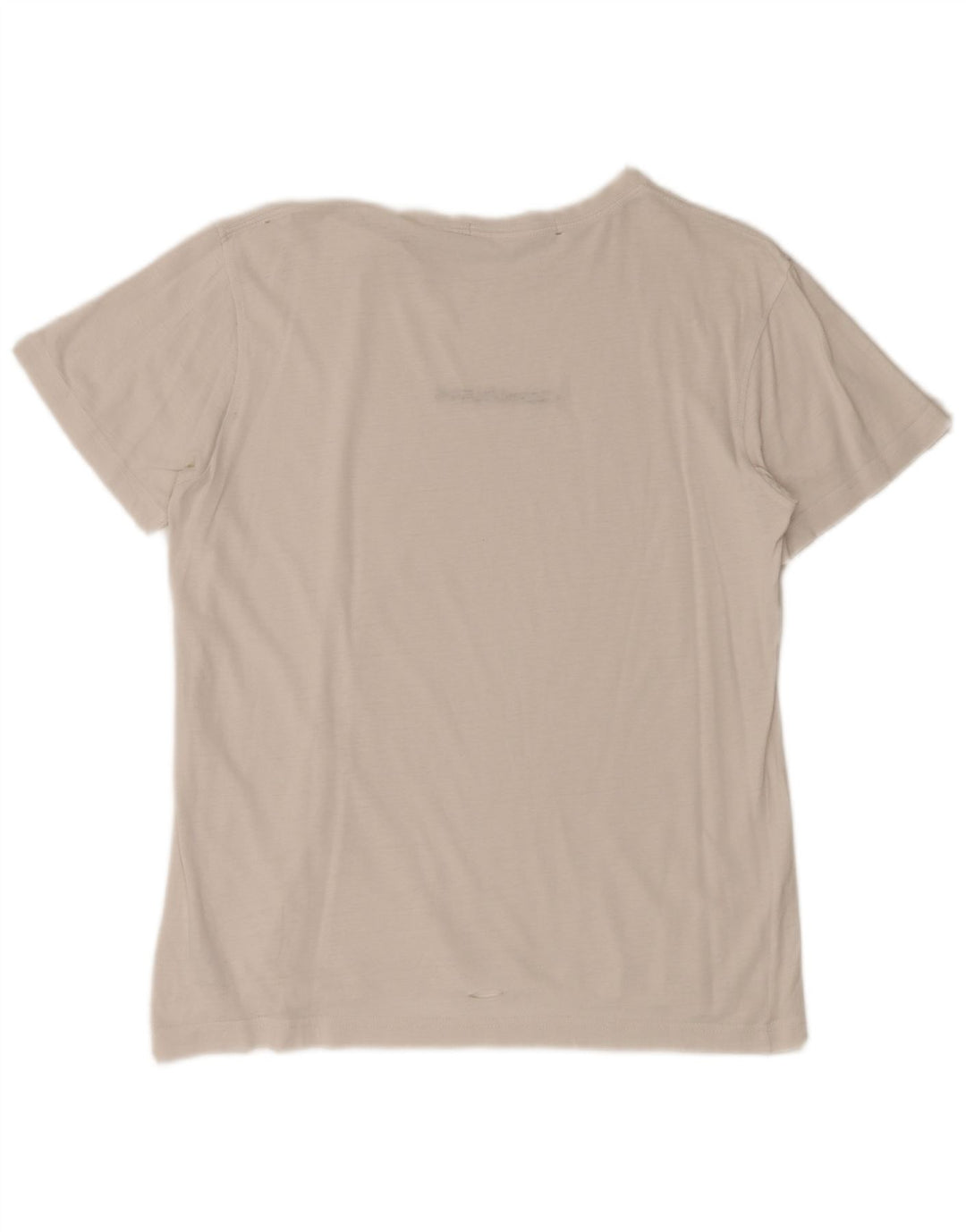 CALVIN KLEIN JEANS Mens T-Shirt Top Medium White Cotton
