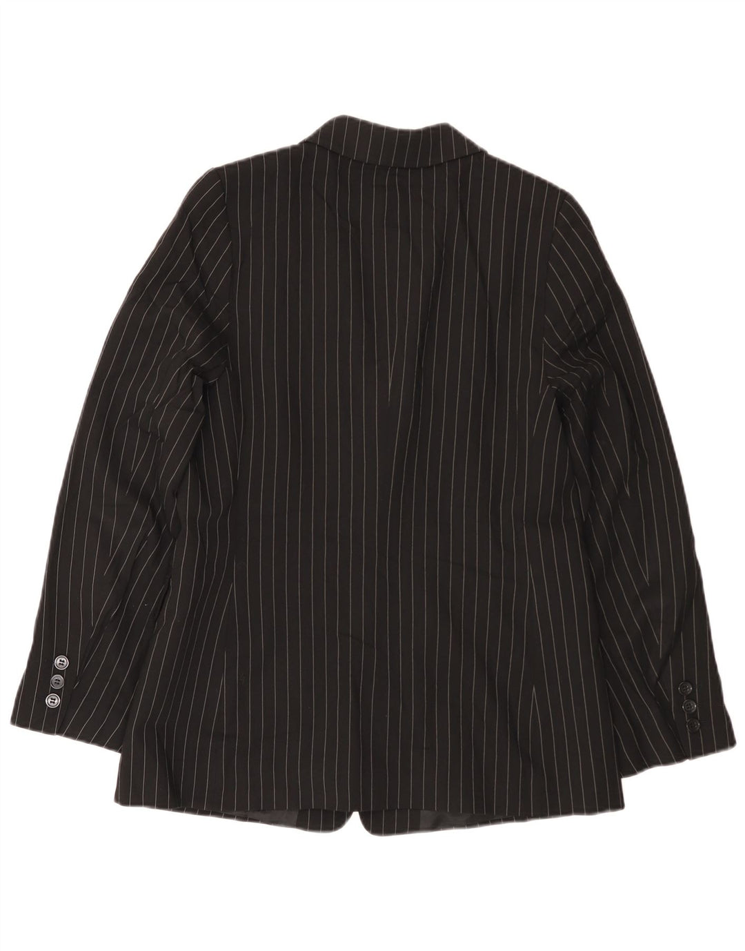 Marks & Spencer Γυναικείο Μπουφάν Blazer Autograph UK 12 Medium Black Pinstripe