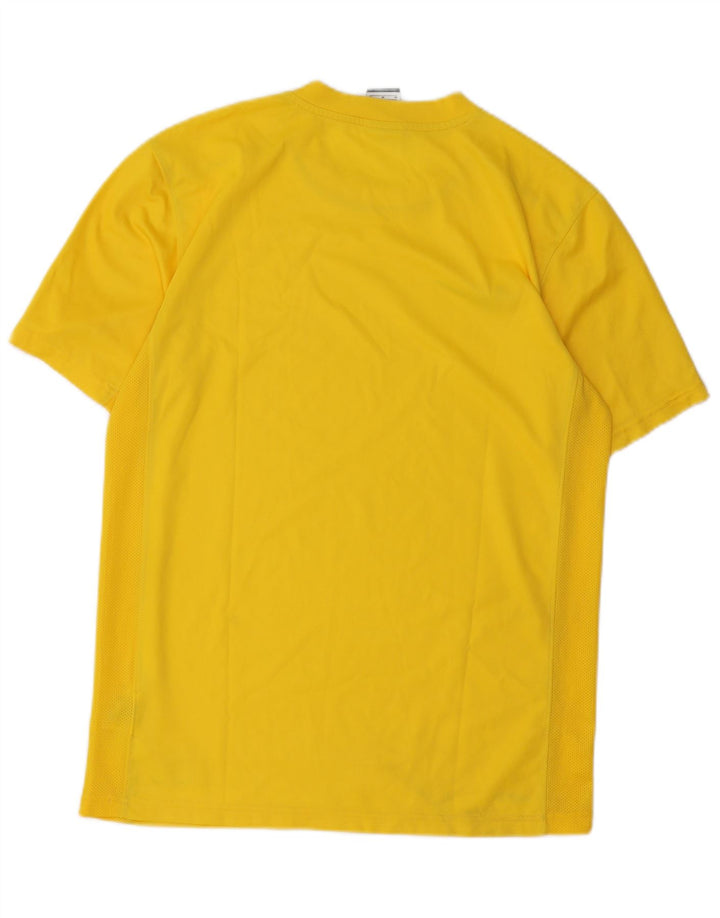 Ανδρικό T-shirt Nike Dri Fit Τοπ μεσαίου κίτρινου πολυεστέρα