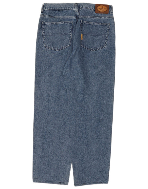 Ανδρικό τζιν Trussardi ίσιο W34 L31 Μπλε βαμβακερό