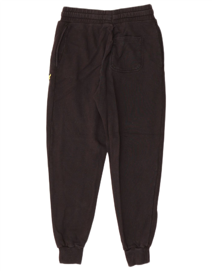 Ανδρική αθλητική φόρμα LYLE & SCOTT Παντελόνι Joggers Μικρό μαύρο βαμβακερό