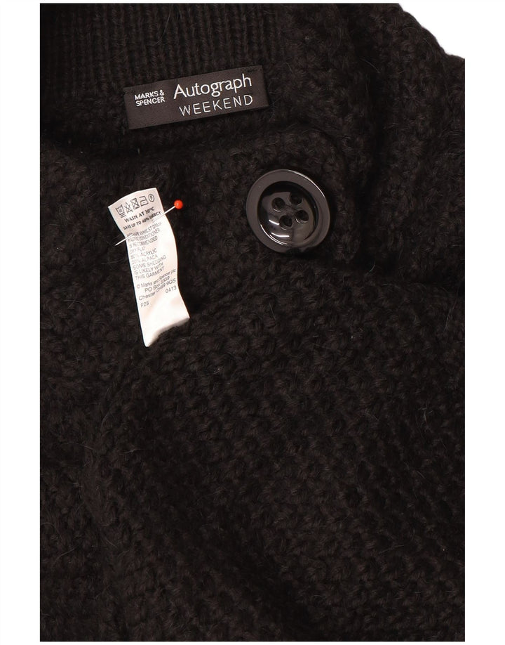 Marks & Spencer Γυναικείο πουλόβερ Cardigan Autograph UK 14 Medium Black