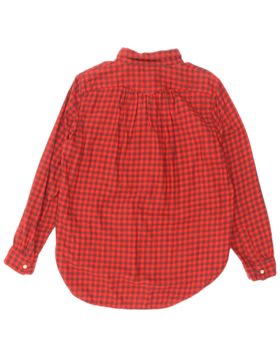 Levi's γυναικείο πουλόβερ φανελένιο πουκάμισο UK 16 μεγάλο κόκκινο βαμβακερό Gingham
