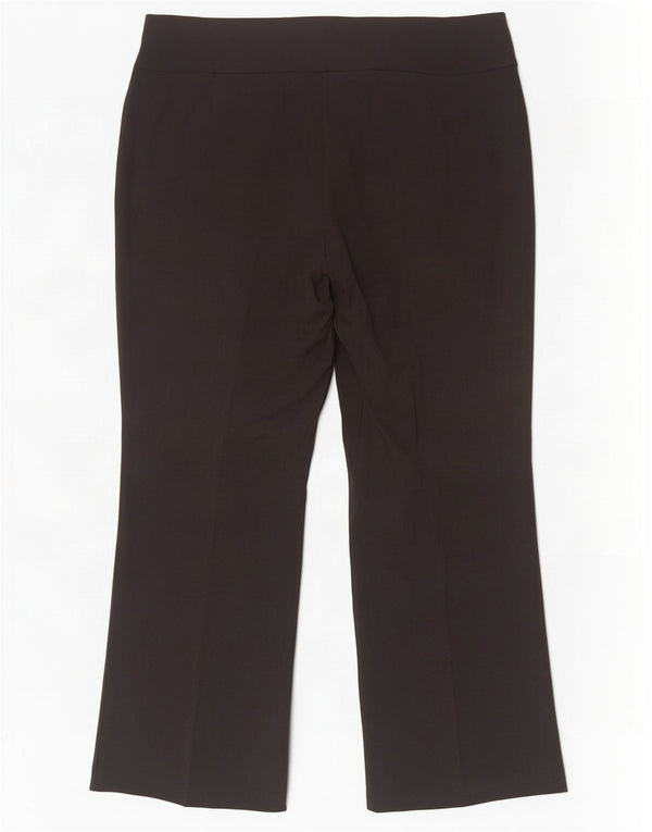 Marks & Spencer Γυναικείο φαρδύ παντελόνι casual UK 18 XL W38 L28 μαύρο