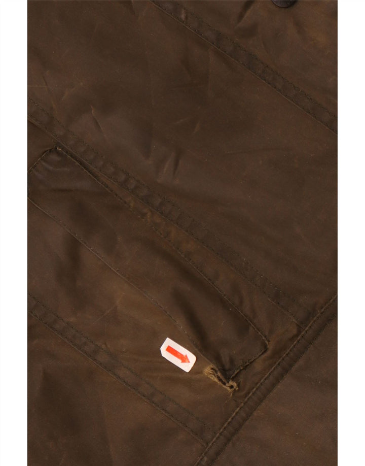 Barbour Γυναικείο Κερωμένο Βαμβακερό Μπουφάν UK 18 XL Khaki Cotton