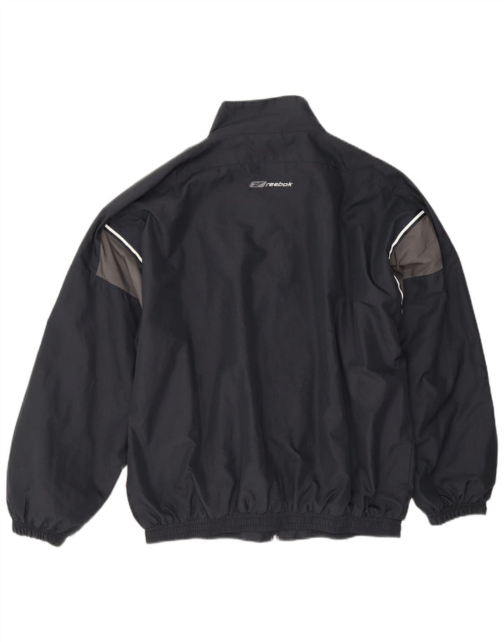 Ανδρική φόρμα φόρμας Reebok Loose Fit Top Jacket Medium Black Colourblock