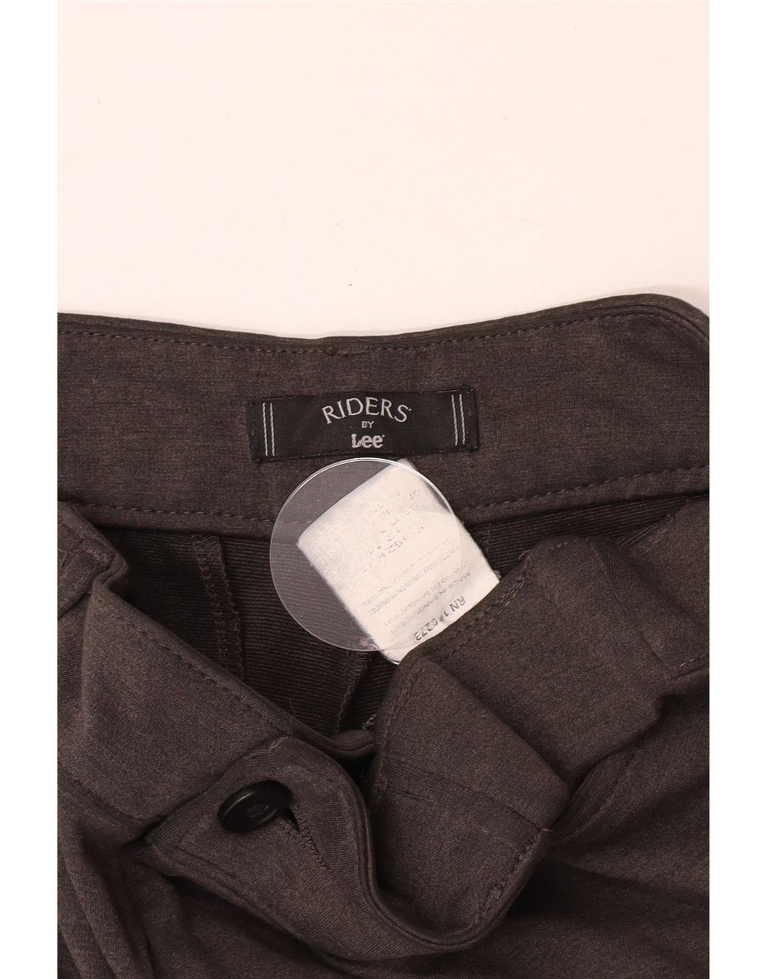 Lee Womens Riders Straight Casual Παντελόνι W34 L31 Grey Polyester