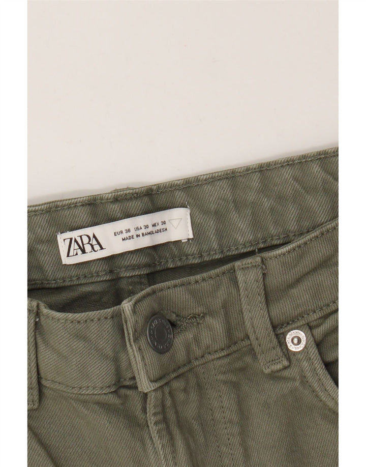 Zara Ανδρικό τζιν σορτς EU 38 Small W30 Πράσινο
