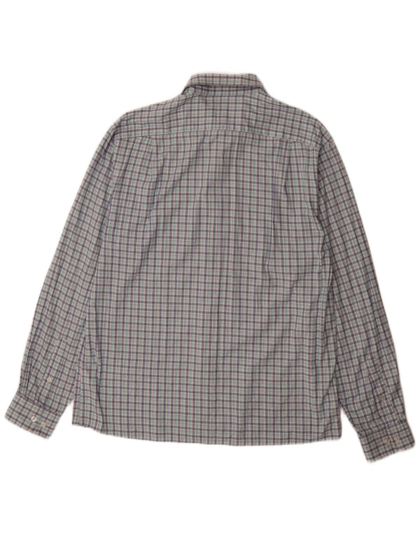 Tommy Hilfiger Ανδρικό πουκάμισο Stretch Slim Fit Size 16 1/2 Large Blue Check