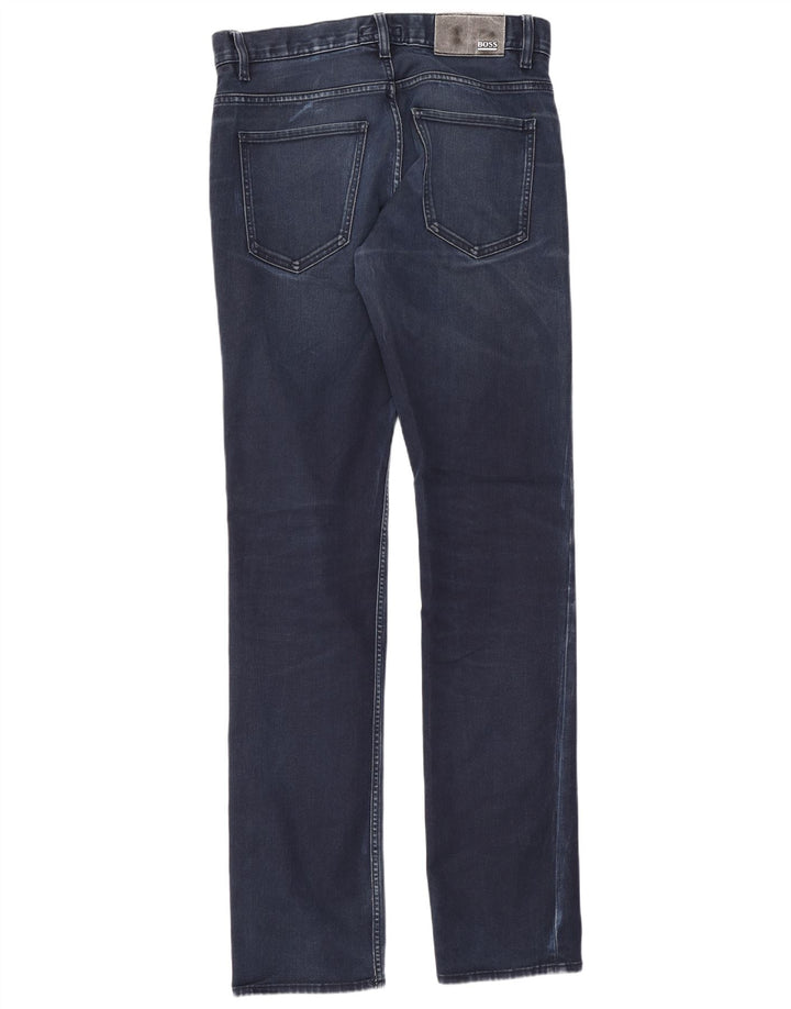 Ανδρικό τζιν Hugo Boss Slim W30 L32 Μπλε βαμβακερό