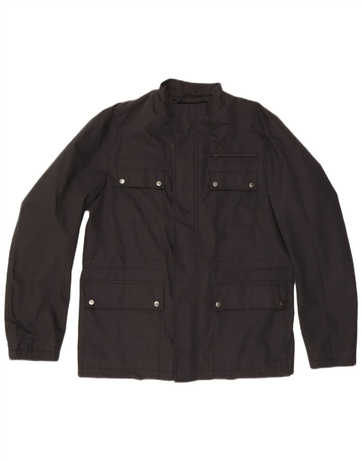 JOOP Mens Utility Jacket IT 50 Large Black Cotton