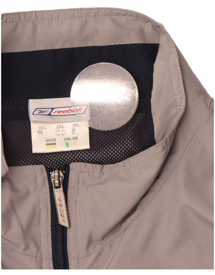 Ανδρική φόρμα REEBOK Top Jacket 2XL Grey Colourblock Polyester