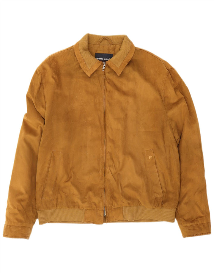 Pierre Cardin Ανδρικό Bomber Jacket UK 42 XL Beige Polyester