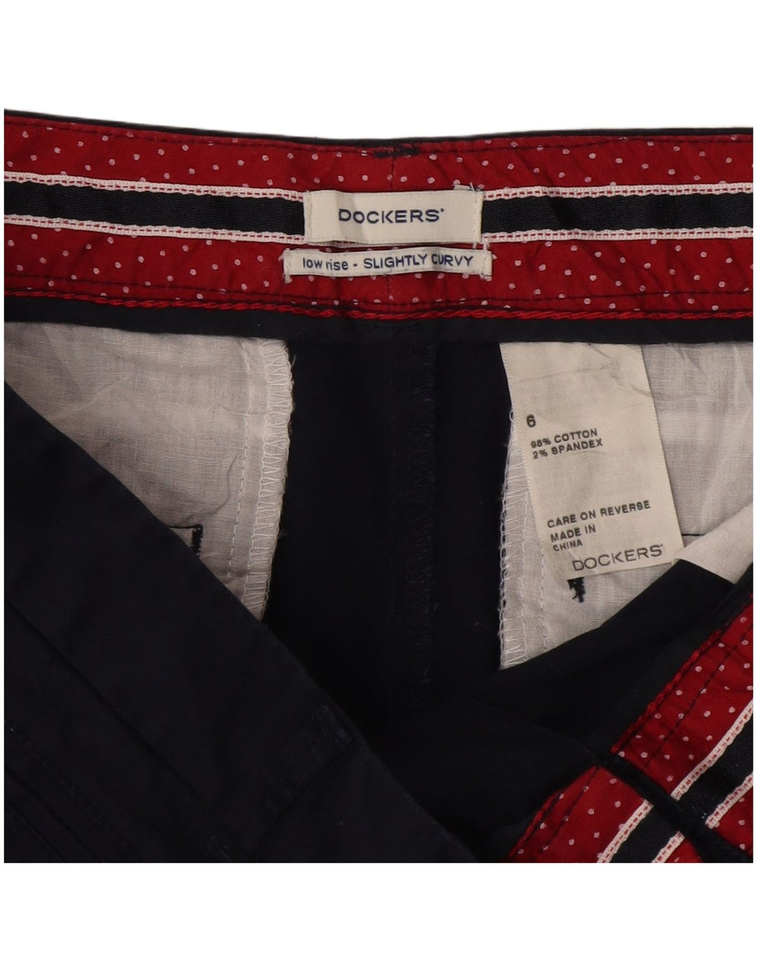 Γυναικείο σορτς Chino DOCKERS US 6 Medium W30 Navy Blue