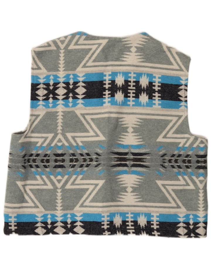 Vintage ανδρικό γιλέκο XL Grey Fair Isle