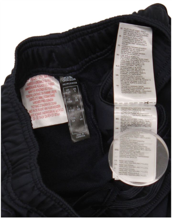 Παντελόνι αθλητικής φόρμας ADIDAS Boys Primegreen 9-10 ετών Navy Blue Polyester