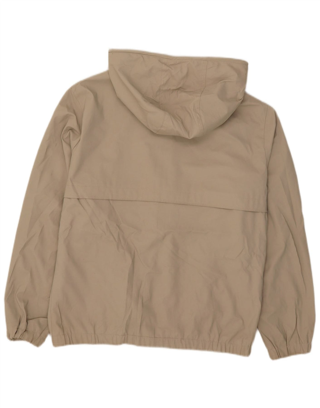 Zara Ανδρικό Bomber Jacket με κουκούλα UK 38 Medium Beige Πολυαιθυλένιο