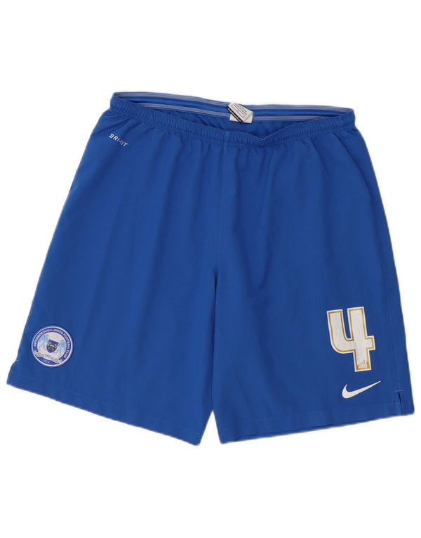 Nike Mens Peterborough United F.C. Αθλητικό σορτς μεγάλο μπλε χρώμα
