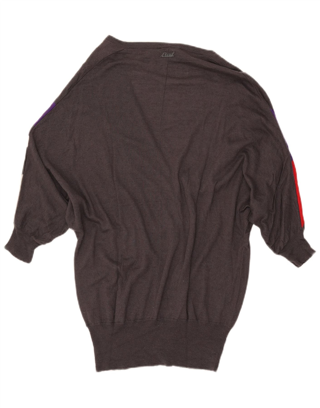 Γυναικείο πουλόβερ DIESEL Longline Cardigan UK 10 Small Grey Colourblock