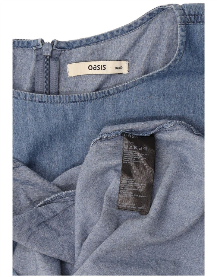 Γυναικείο τζιν φόρεμα Oasis UK 14 μεσαίο μπλε βαμβακερό