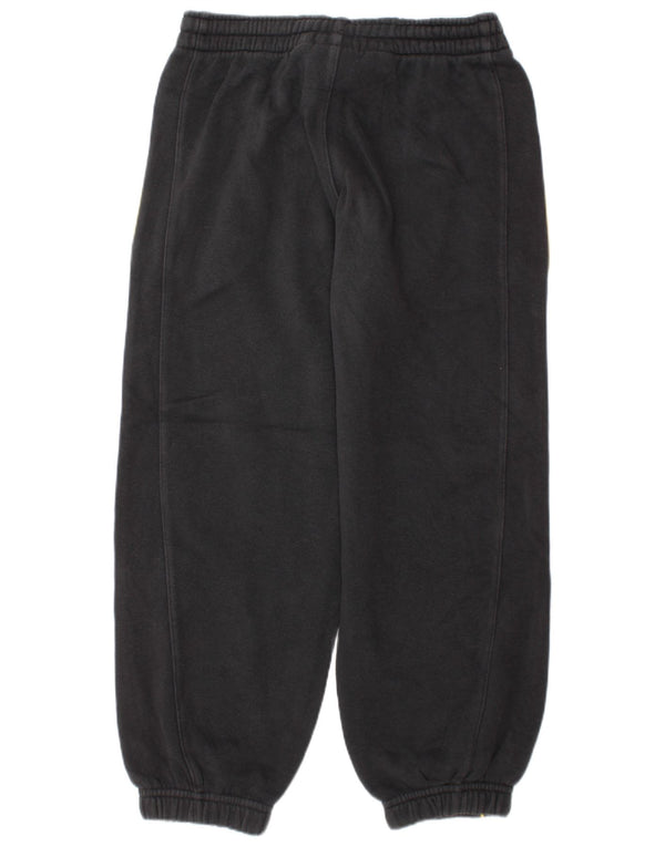 ADIDAS Boys Tracksuit Trousers Joggers 7-8 Years Grey Cotton