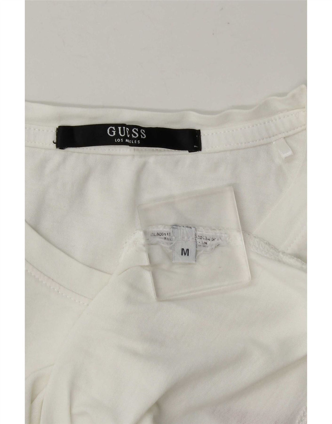 Γυναικείο γραφικό μπλουζάκι Guess Top UK 14 Medium White