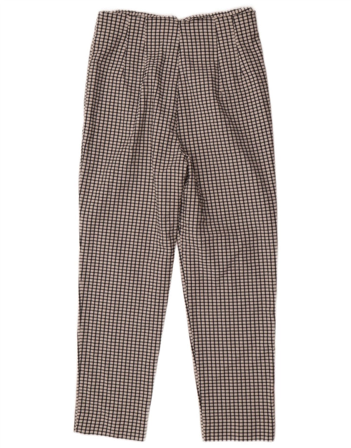 Zara Γυναικείο κωνικό παντελόνι Chino μεγάλο W30 L27 Λευκό πολυεστέρας