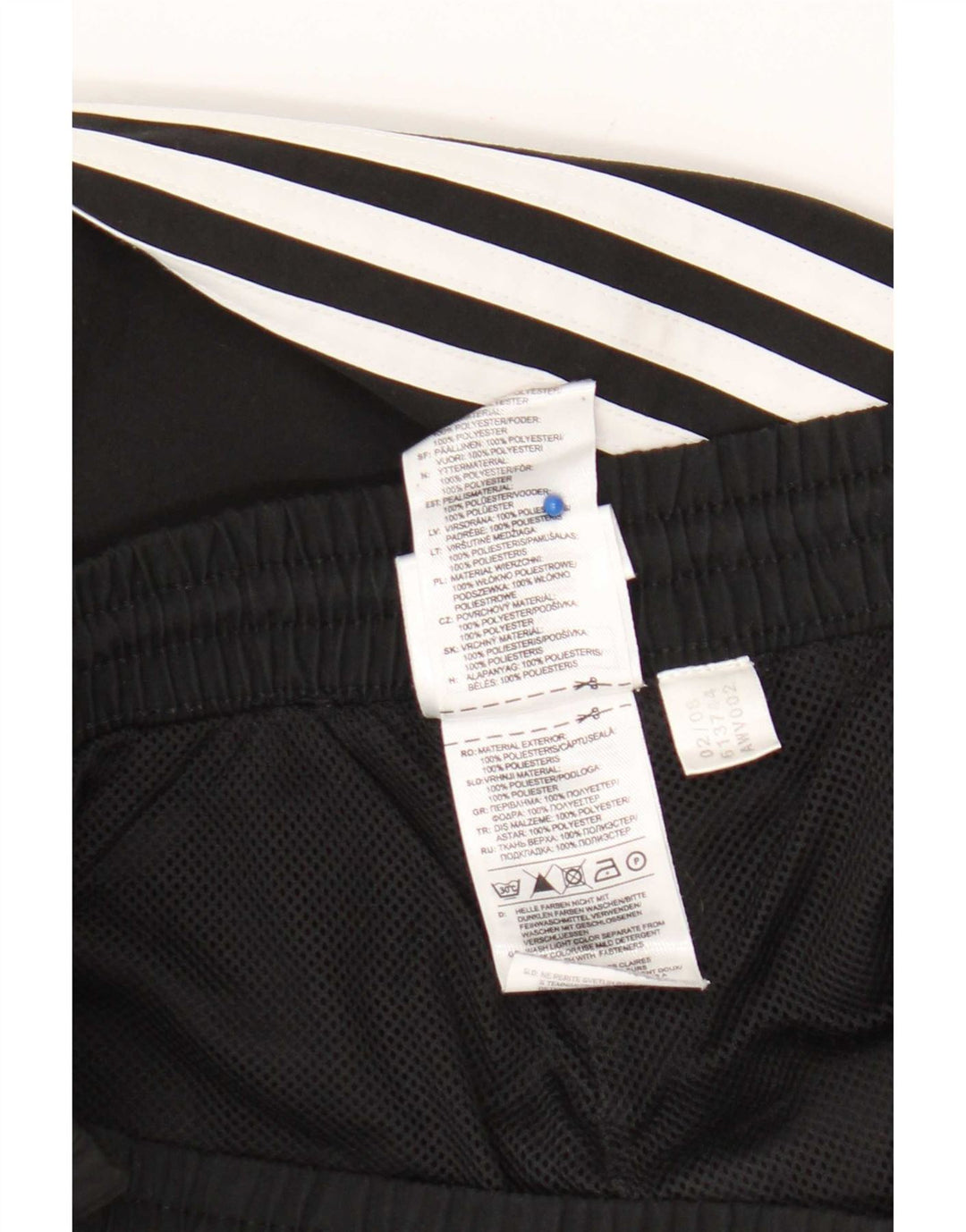 Ανδρική φόρμα Adidas Παντελόνι UK 46/48 XL Μαύρο Πολυεστέρας