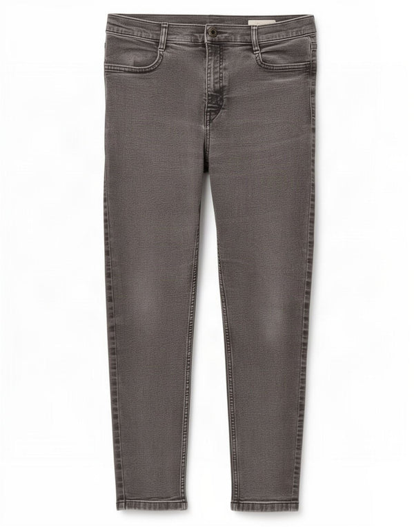 Marks & Spencer Γυναικεία Crop Skinny Jeans UK 14 Large W32 L25 Grey Cotton