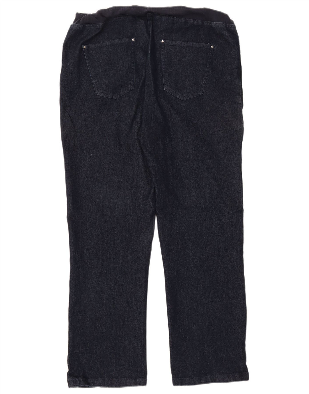 COTTON TRADERS Γυναικεία Straight Jeans UK 14 Medium W30 L27 Navy Blue Cotton