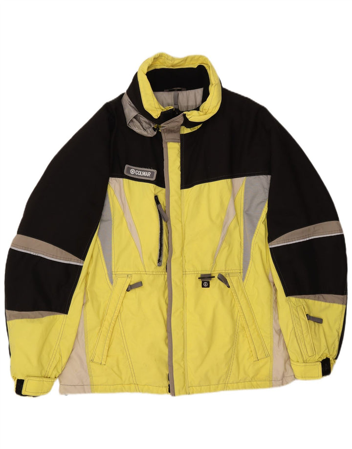 COLMAR Ανδρικό μπουφάν σκι IT 52 Large Yellow Colourblock Polyamide