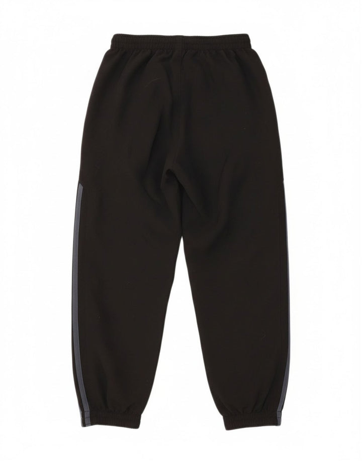 Adidas Boys Tracksuit Trousers Joggers 9-10 Years Black Polyester