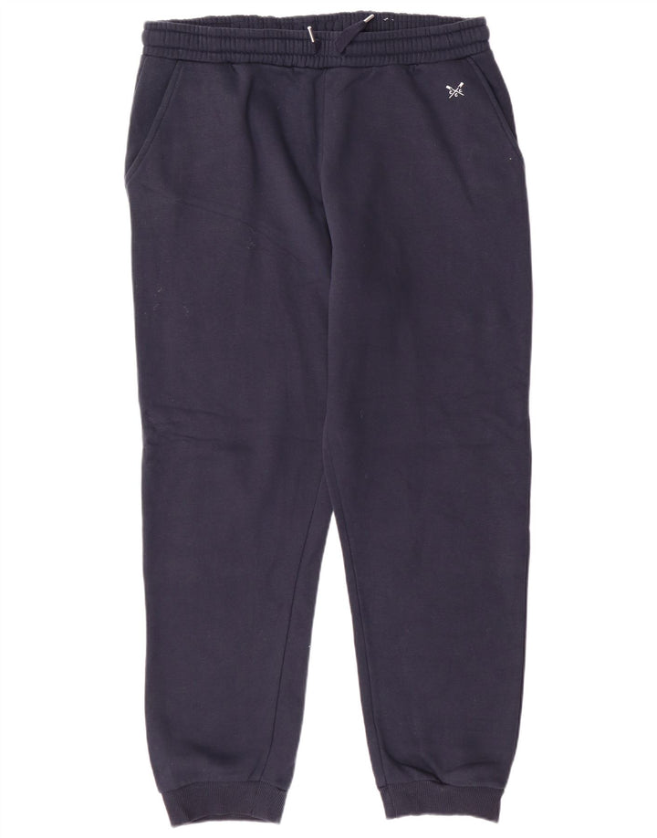 CREW CLOTHING Γυναικεία αθλητική φόρμα Παντελόνια Joggers UK 14 Large Navy Blue