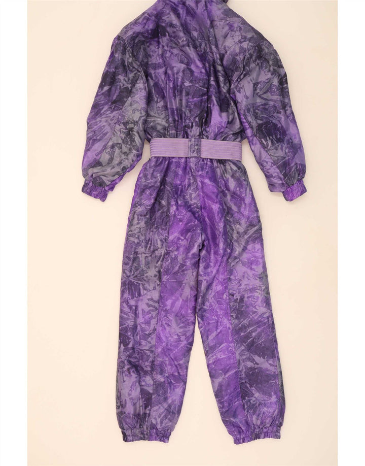 Γυναικεία φόρμα σκι με αφηρημένο σχέδιο IT 38 XS Purple