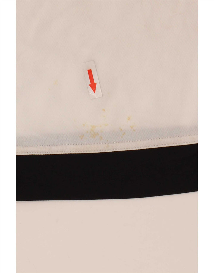 Ανδρικό T-Shirt Climalite Adidas Top Medium White Colourblock Polyester