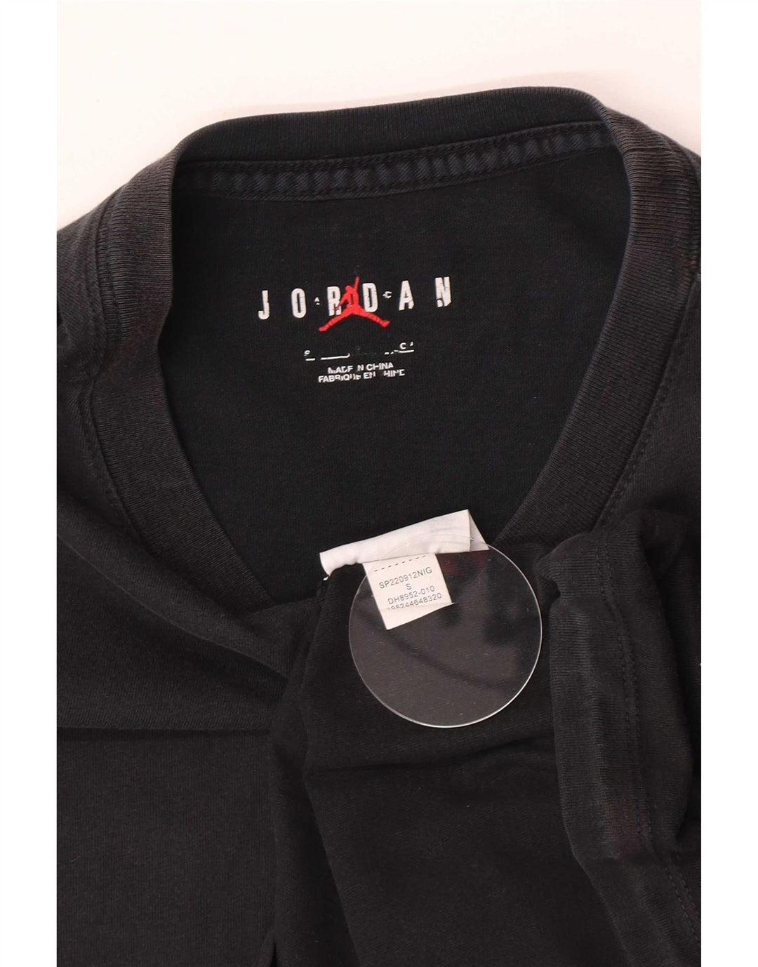 Jordan Ανδρικό γραφικό T-Shirt Top Μικρό μαύρο βαμβακερό