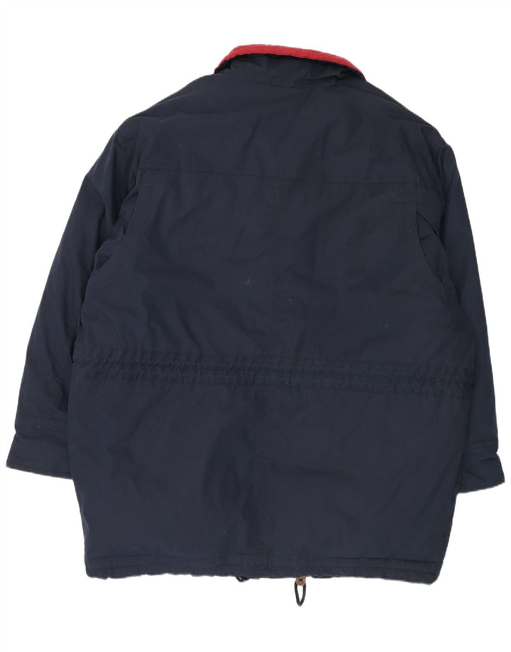 Ανδρικό μπουφάν Conte Massimo με επένδυση IT 56 3XL Navy Blue Colorblock Βαμβακερό