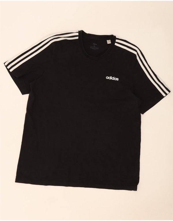 Ανδρικό T-Shirt Adidas Top XL Μαύρο βαμβακερό