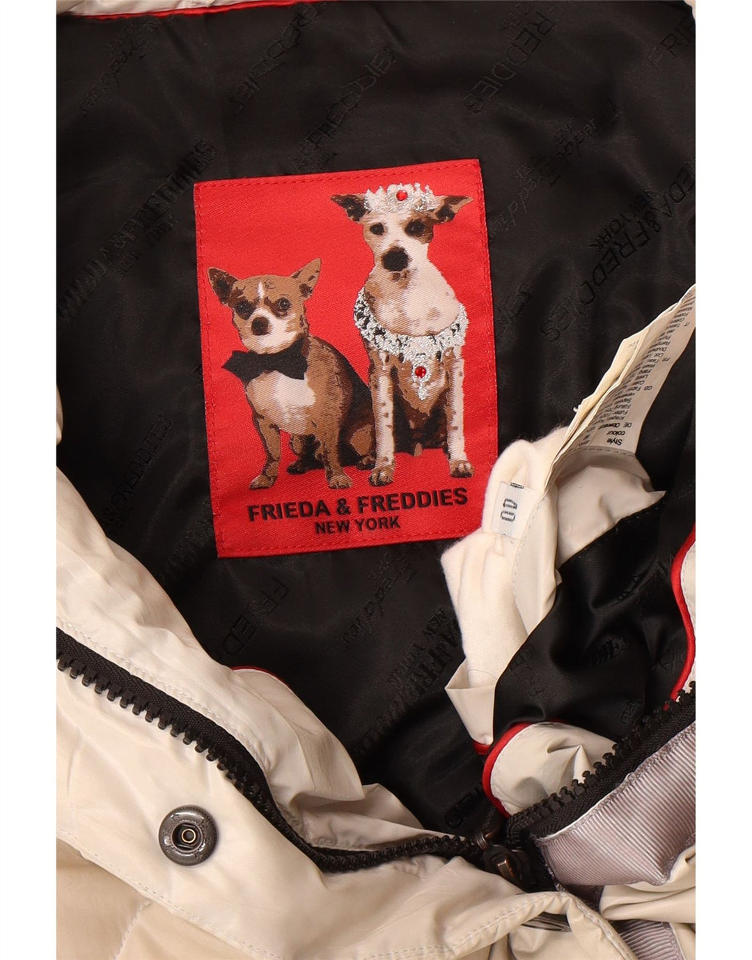 FRIEDA & FREDDIES Γυναικείο Gilet με επένδυση EU 40 Μεσαίο Μπεζ Πολυεστέρας