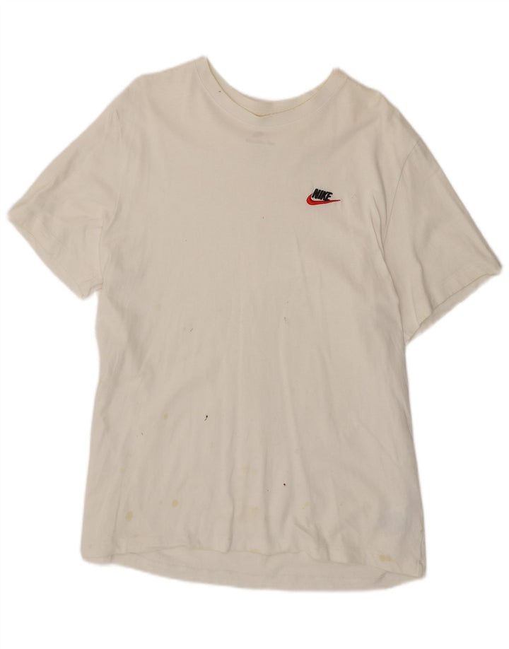 Ανδρικό T-Shirt Nike XL Λευκό βαμβακερό