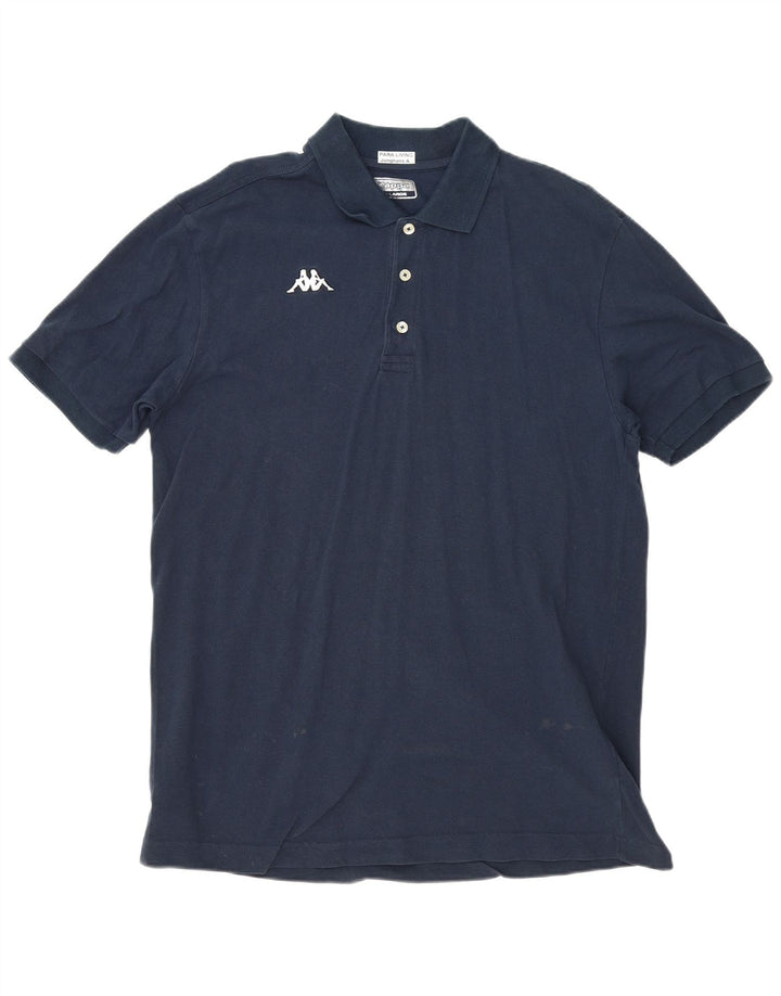 Ανδρικό μπλουζάκι πόλο Kappa 2XL Navy Blue