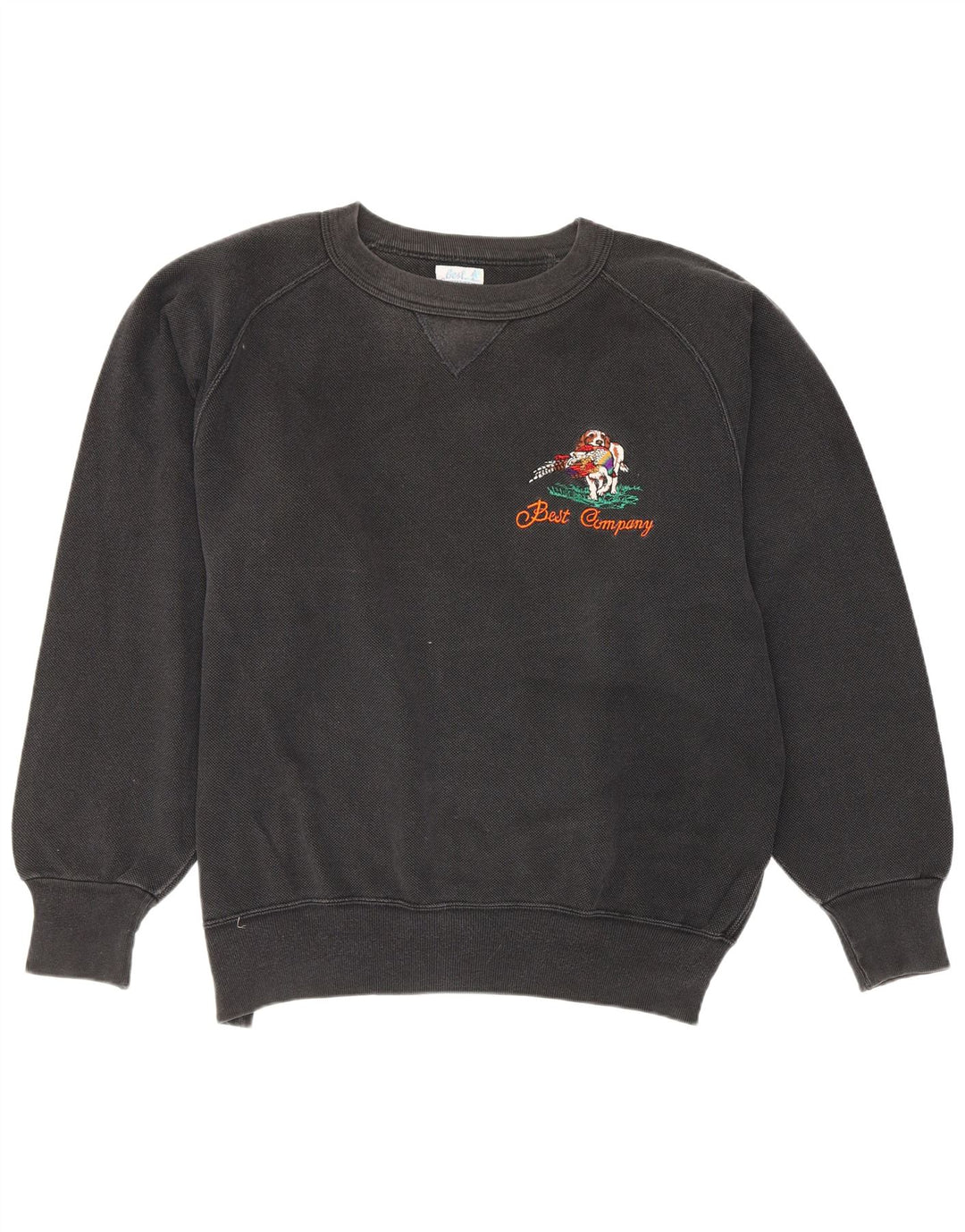 Best Company Ανδρικό Φούτερ Jumper Μεγάλο Μαύρο Βαμβακερό